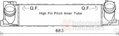 VAN WEZEL 06004467 -  Интеркулер